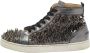 Christian Louboutin Pre-owned Leather sneakers Gray Dames - Thumbnail 1