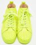 Christian Louboutin Pre-owned Leather sneakers Green Heren - Thumbnail 1