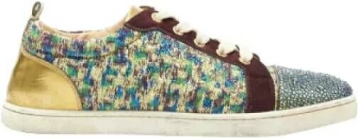 Christian Louboutin Pre-owned Leather sneakers Multicolor Dames