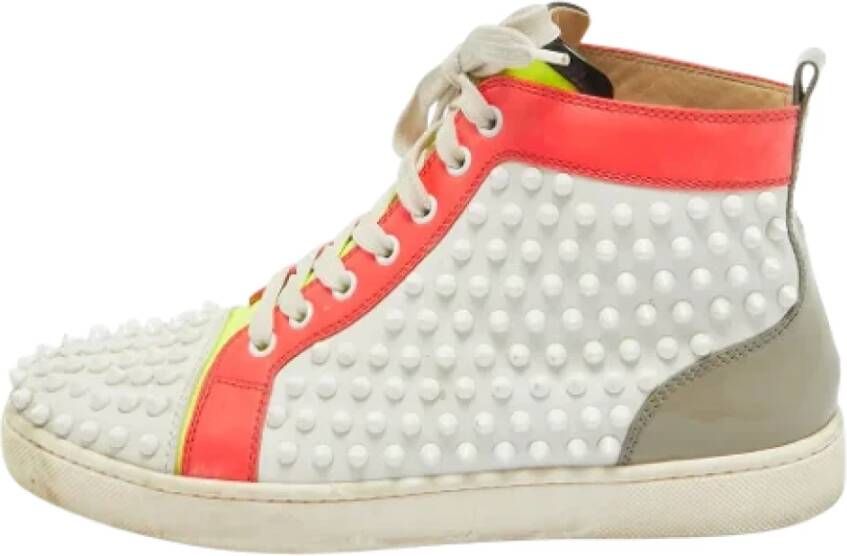 Christian Louboutin Pre-owned Leather sneakers Multicolor Dames