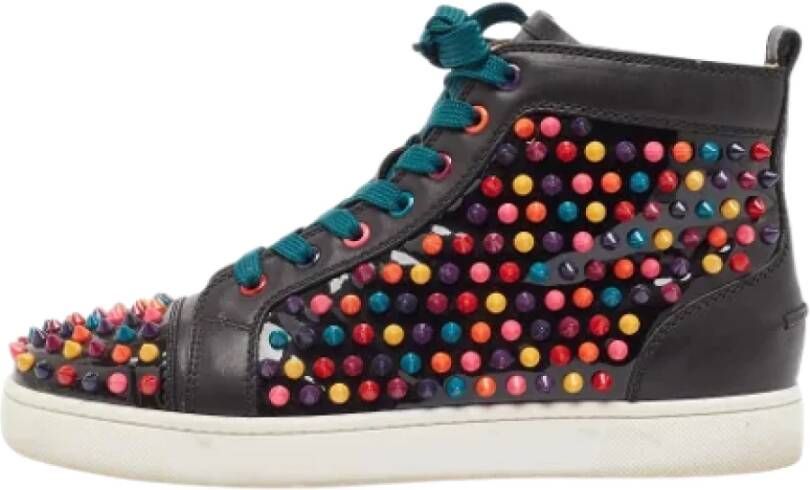 Christian Louboutin Pre-owned Leather sneakers Multicolor Dames