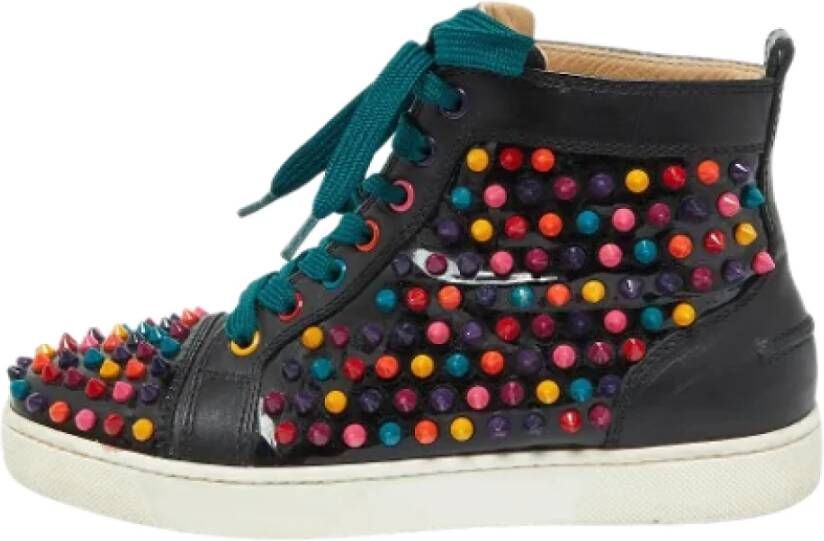 Christian Louboutin Pre-owned Leather sneakers Multicolor Dames