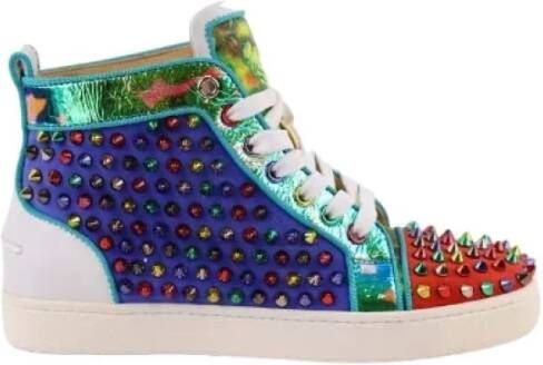 Christian Louboutin Pre-owned Leather sneakers Multicolor Dames