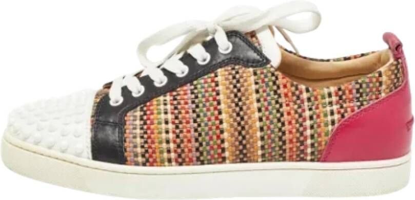 Christian Louboutin Pre-owned Leather sneakers Multicolor Heren