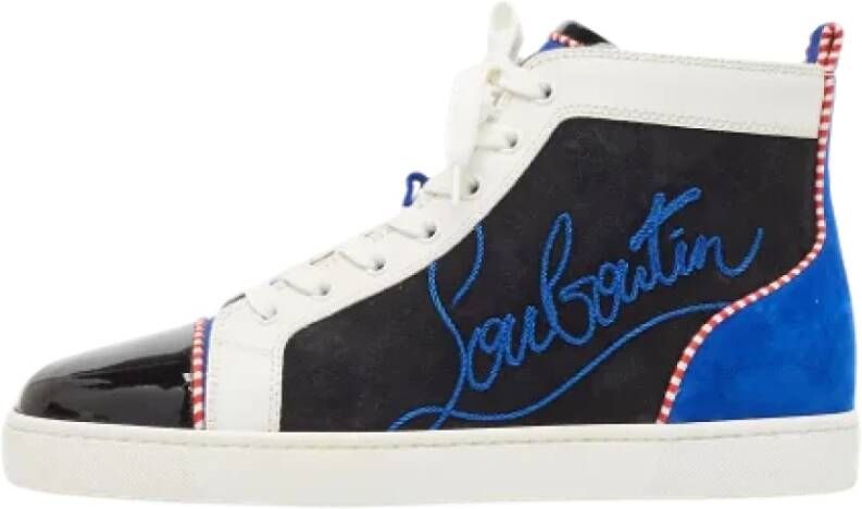 Christian Louboutin Pre-owned Leather sneakers Multicolor Heren