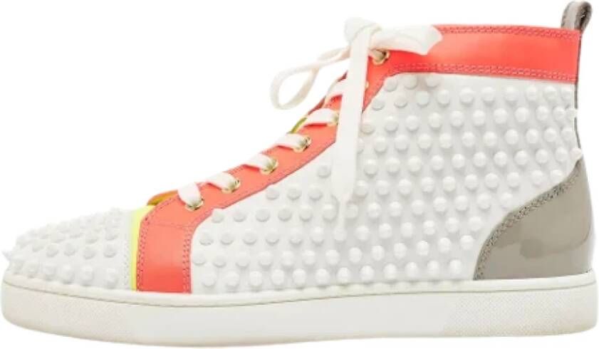 Christian Louboutin Pre-owned Leather sneakers Multicolor Heren