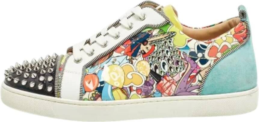 Christian Louboutin Pre-owned Leather sneakers Multicolor Heren