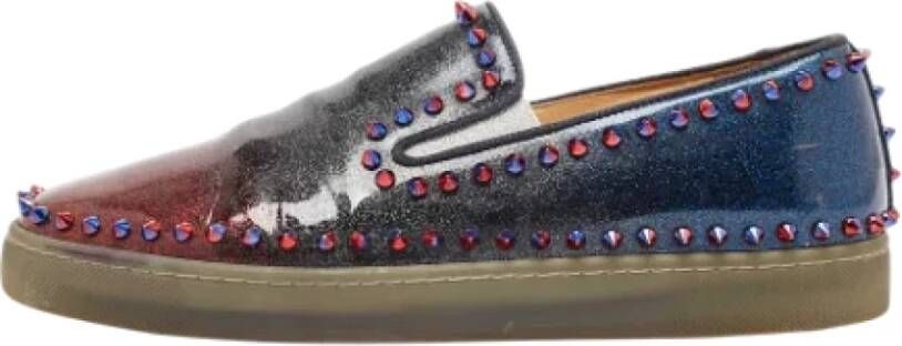 Christian Louboutin Pre-owned Leather sneakers Multicolor Heren