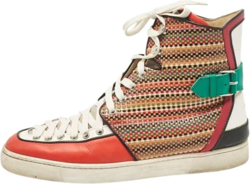 Christian Louboutin Pre-owned Leather sneakers Multicolor Heren