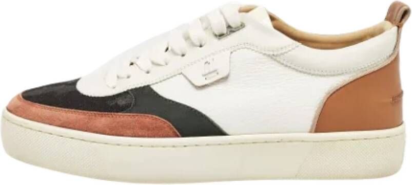 Christian Louboutin Pre-owned Leather sneakers Multicolor Heren