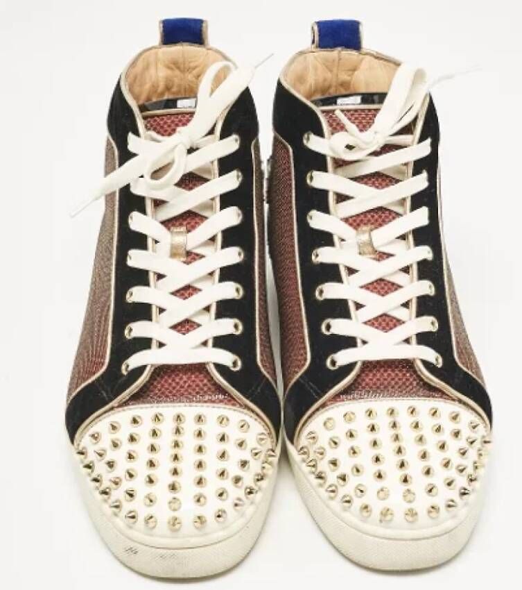 Christian Louboutin Pre-owned Leather sneakers Multicolor Heren