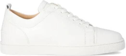 Christian Louboutin Pre-owned Leather sneakers White Heren