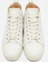 Christian Louboutin Pre-owned Leather sneakers White Heren - Thumbnail 1