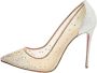 Christian Louboutin Pre-owned Mesh heels Beige Dames - Thumbnail 1