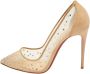 Christian Louboutin Pre-owned Mesh heels Beige Dames - Thumbnail 1