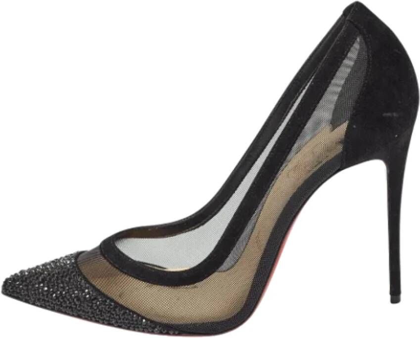 Christian Louboutin Pre-owned Mesh heels Black Dames