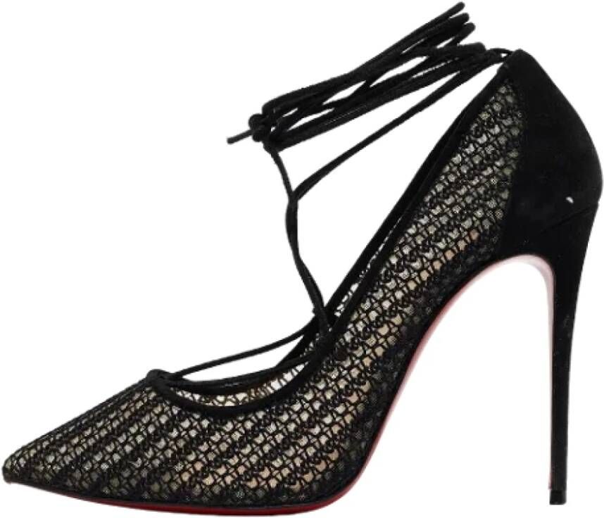 Christian Louboutin Pre-owned Mesh heels Black Dames