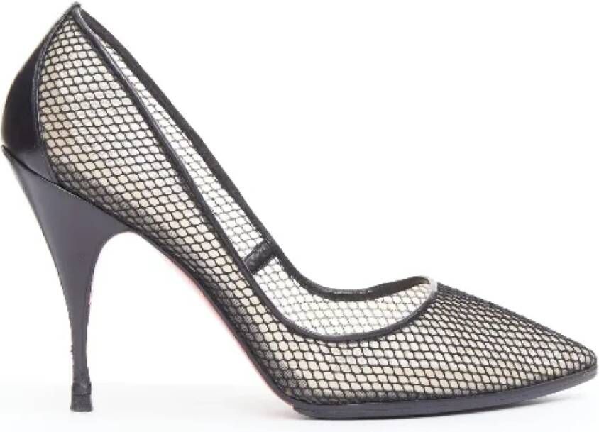 Christian Louboutin Pre-owned Mesh heels Black Dames