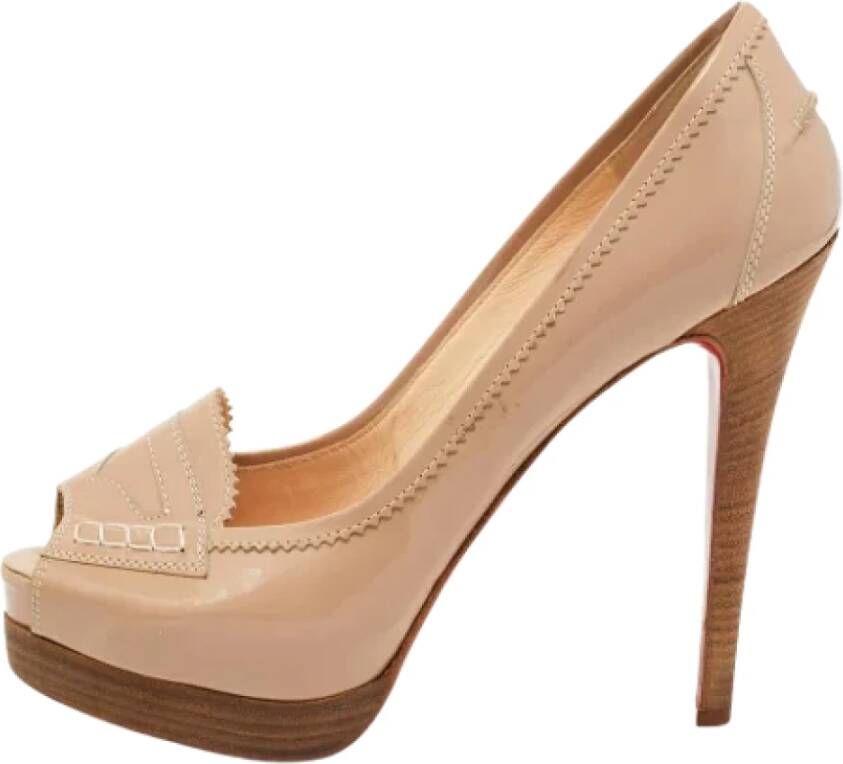 Christian Louboutin Pre-owned Pumps Beige Dames