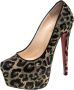 Christian Louboutin Pre-owned Raffia heels Black Dames - Thumbnail 1