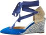 Christian Louboutin Pre-owned Raffia heels Blue Dames - Thumbnail 1