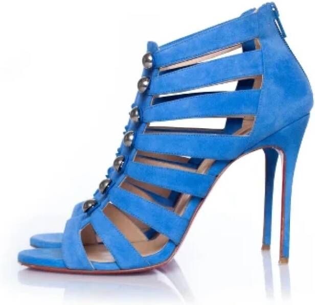 Christian Louboutin Pre-owned Sandalen Blue Dames