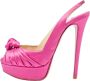 Christian Louboutin Pre-owned Satin heels Pink Dames - Thumbnail 1