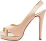 Christian Louboutin Pre-owned Satin sandals Pink Dames - Thumbnail 1