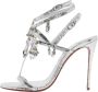 Christian Louboutin Pre-owned Silver sandals Gray Dames - Thumbnail 1