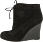 Christian Louboutin Pre-owned Suede boots Black Dames - Thumbnail 1