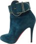 Christian Louboutin Pre-owned Suede boots Blue Dames - Thumbnail 1