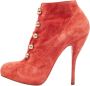 Christian Louboutin Pre-owned Suede boots Red Dames - Thumbnail 1