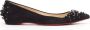 Christian Louboutin Pre-owned Suede flats Black Dames - Thumbnail 1