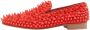 Christian Louboutin Pre-owned Suede flats Red Dames - Thumbnail 1