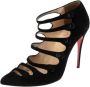 Christian Louboutin Pre-owned Suede heels Black Dames - Thumbnail 1