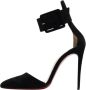 Christian Louboutin Pre-owned Suede heels Black Dames - Thumbnail 1