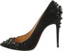 Christian Louboutin Pre-owned Suede heels Black Dames - Thumbnail 1