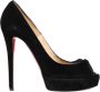 Christian Louboutin Pre-owned Suede heels Black Dames - Thumbnail 1