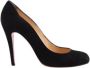 Christian Louboutin Pre-owned Suede heels Black Dames - Thumbnail 1