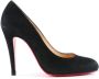 Christian Louboutin Pre-owned Suede heels Black Dames - Thumbnail 1