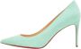 Christian Louboutin Pre-owned Suede heels Blue Dames - Thumbnail 1