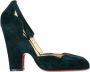 Christian Louboutin Pre-owned Suede heels Green Dames - Thumbnail 1