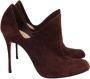 Christian Louboutin Pre-owned Suede heels Red Dames - Thumbnail 1