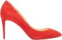 Christian Louboutin Pre-owned Suede heels Red Dames - Thumbnail 1