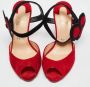 Christian Louboutin Pre-owned Suede heels Red Dames - Thumbnail 1