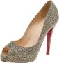 Christian Louboutin Pre-owned Suede heels Yellow Dames - Thumbnail 1