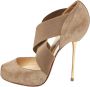 Christian Louboutin Pre-owned Suede heels Yellow Dames - Thumbnail 1