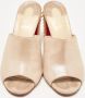 Christian Louboutin Pre-owned Suede sandals Beige Dames - Thumbnail 1