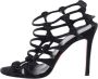 Christian Louboutin Pre-owned Suede sandals Black Dames - Thumbnail 1