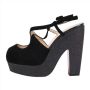 Christian Louboutin Pre-owned Suede sandals Black Dames - Thumbnail 1